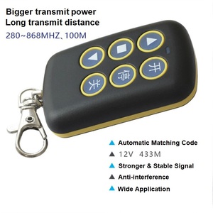 Evrensel 6 düğmeler tam frekans klon uzaktan kumanda 280-868Mhz kablosuz tavan vantilatörü uzaktan teksir uzaktan üretici - Product Image 5
