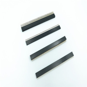 2.54mm DUAL ROW หัวหญิง s/t H = 8.5 PCB กับ polarizing Bump 2*2P-2*40P - Product Image 4