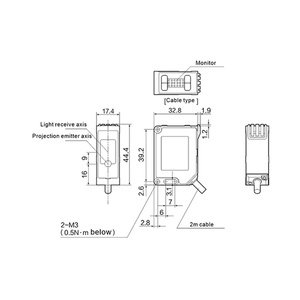Sensor de desplazamiento de micrómetro lineal HLG105ARSJ para sensor de medición de posición lineal de ángulo de posición de detección PLC - Product Image 4