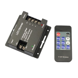 <strong>Adjustable</strong> Brightness Lamp Driver for LED Lighting DC 12V 24V Wireless 11 Keys 6A/Ch Wireless <strong>PWM</strong> LED Dimmer with Remote - Product Image 1