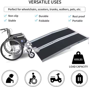 Hedy OEM đặc biệt hợp kim nhôm 340 kg Tải di động Kính thiên văn xe lăn đoạn đường nối lớn nhất Xe Tải xe lăn đoạn đường nối xe máy - Product Image 2