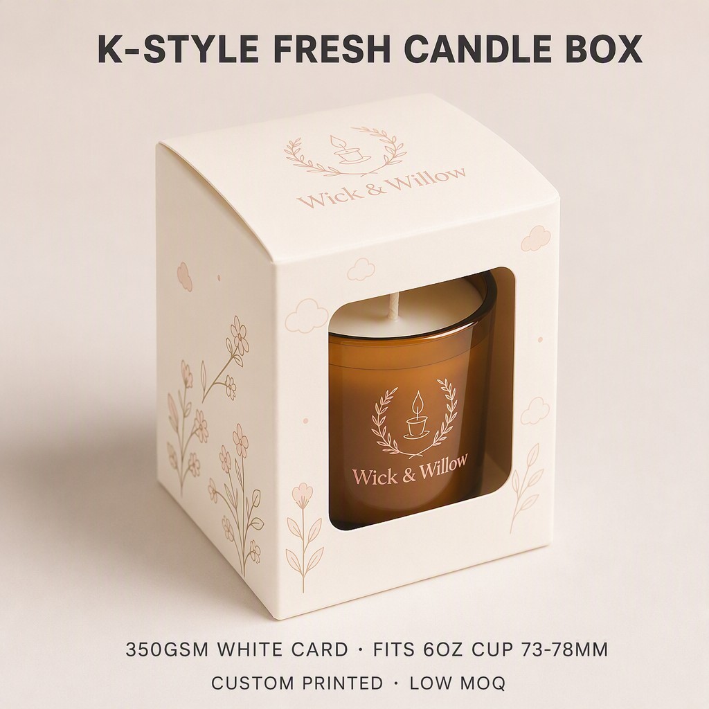 Boîte à bougies fraîches de style K