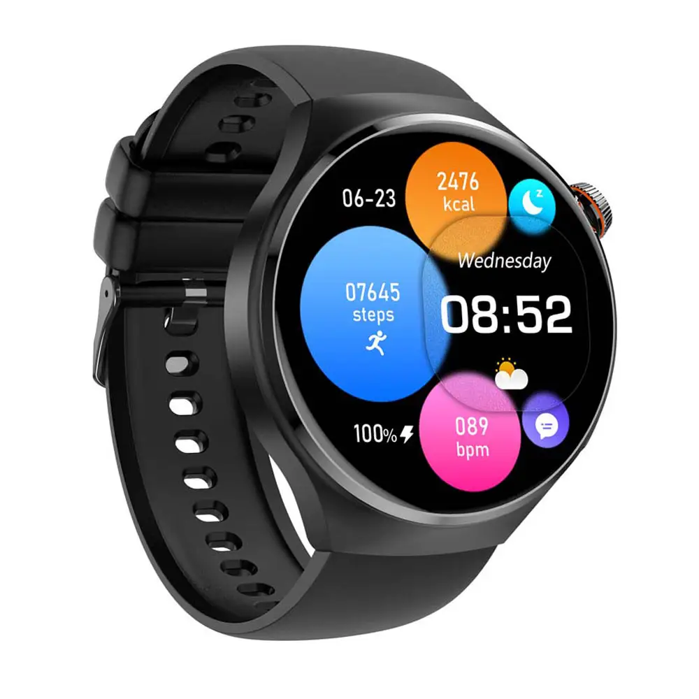 2024 MT26 AMOLED BT Call Health Monitor da uomo Sport Custom Fashion Smart Watch per Android iOS Phone