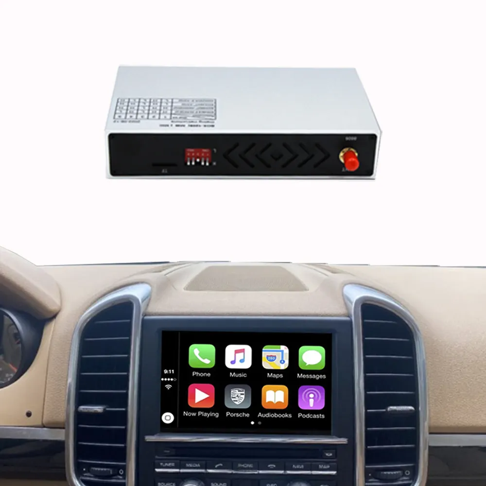 Беспроводная смарт-коробка для Porsche Macan Apple Carplay PCM3.0 3,1 4,0 Android Auto Play автомобильный интерфейс автомобильное радио камера заднего вида