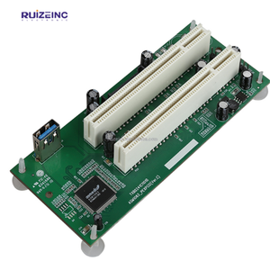 Adaptador PCI Express a PCI Dual, tarjeta de expansión con ranura X16 PCIe, Cable USB 3,0, convertidor de tarjetas - Product Image 2
