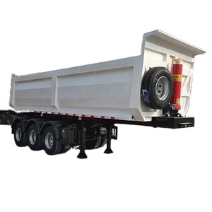 הסדרה שלמה של קרוואן <span class=keywords><strong>3</strong></span> סרנים 60 טונות Dump משאית קרוואן עבור תחבורה אבן חול מכרה פחם אבן dump קרוואן למחצה