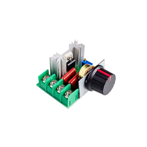 <strong>PWM</strong> 2000W High Power Motor Speed <strong>Controller</strong> SCR Voltage External Knob Regulator Dimming Thermostat Module AC 220V 25A Adjustable - Product Image 1