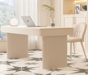 Pure White Sintered Stone <strong>Desk</strong> Light Luxury Modern <strong>Simple</strong> Home Desktop <strong>Computer</strong> <strong>Desk</strong> Small Apartment Study <strong>Desk</strong> - Product Image 4