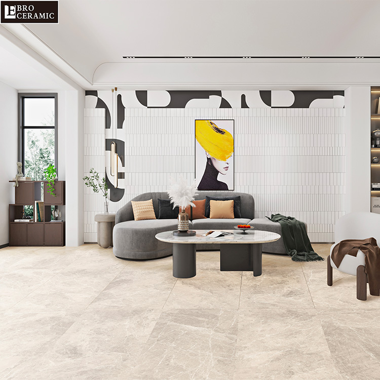 Italy design rustic porcelain tiles 600x600 grey marble stone look matt surface floor tiles porcelain 600x1200