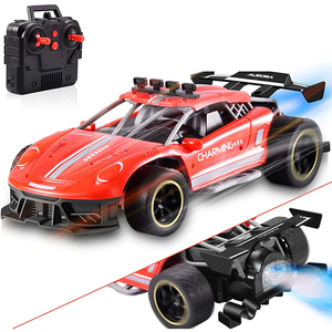 2.4Ghz 1 16 Scale รีโมทคอนโทรลรถ4wd ความเร็วสูง Drift Rc Cars Toy พร้อม Cool LED Spray Light - Product Image 1