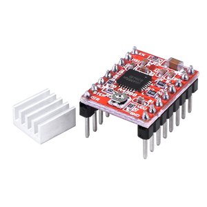 5 uds A4988 Stepstick Módulo de controlador de Motor paso a paso con disipador de calor para impresora 3D Reprap adecuado para Mendel Huxley Arduino