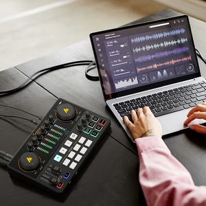 Профессиональная звуковая карта Maonocaster для прямого эфира, звуковой интерфейс, Миксер с поддержкой многоканальной звуковой карты для смешивания - Product Image 4