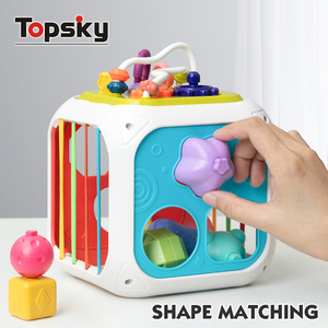 Colorful Plastic Stacking Pull <strong>String</strong> for <strong>Fidget</strong> Cube Educational Sensory Busy Toy for Children Travel Montessori Toy - Product Image 3