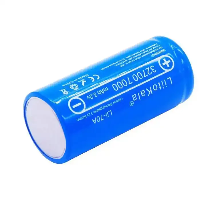 Alta capacidad LiitoKala 32700 celdas LiFePO4 7000mAh 3,2 V batería recargable con parte superior plana LiFePO4 para linterna