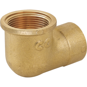 Yellow Brass F/F Reduced <strong>Elbow</strong> Fitting 1/2 X 3/<strong>8</strong> High Pressure for Plumbing Chemical Use Smooth Surface 16mm Size for <strong>PVC</strong> HDPE - Product Image 2