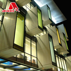 Rivestimento in PVDF Design della facciata dell'edificio esterno pannello in ACM spazzolato foglio di rivestimento in alluminio prezzo pannello sandwich in poliuretano - Product Image 4