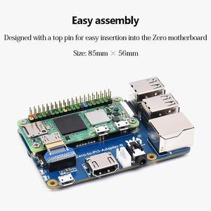 Roarkit Raspberry Pi Zero 2W a 3B adattatore, soluzione alternativa per Raspberry Pi 3 modello B/B + porte USB 4-ch