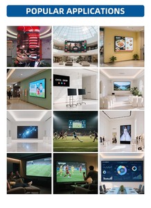 แผงวงจร LED แบบ SMD สีเต็มรูปแบบขนาด320*160มม. 128*64พิกเซลแผง P2.5 RGB ในร่ม - Product Image 6
