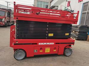 New Home Use Construction Steel Mobile Scissor Lift <strong>Platform</strong> 320kg <strong>Load</strong> Capacity for Retail Machinery for Printing Shops - Product Image 3