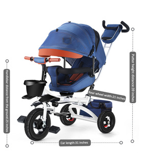 JXB New Design <strong>Model</strong> Baby Trike Tricycle for Sale Tricycle 4 in 1 Toddler - Product Image 2