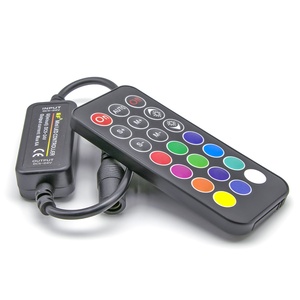 RF Mini 21-клавишный RGBW контроллер 5-24 В диммер для светодиодной ленты - Product Image 1