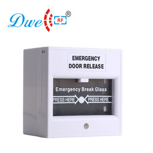 Double Pole Double Throw 12 Volt Break Glass Emergency <strong>Push</strong> <strong>Button</strong> Switch for Access <strong>Control</strong> <strong>System</strong> - Product Image 3
