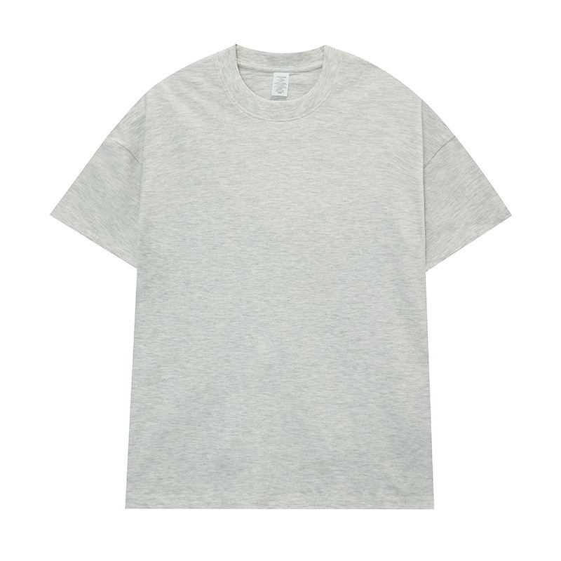 t-shirt en coton-gris clair