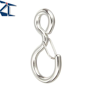 ZCEH-4 treo gắn phần cứng móc Carabiner Snap Eye 304 thép không gỉ Kích hoạt đóng cửa Snap liên kết móc - Product Image 3