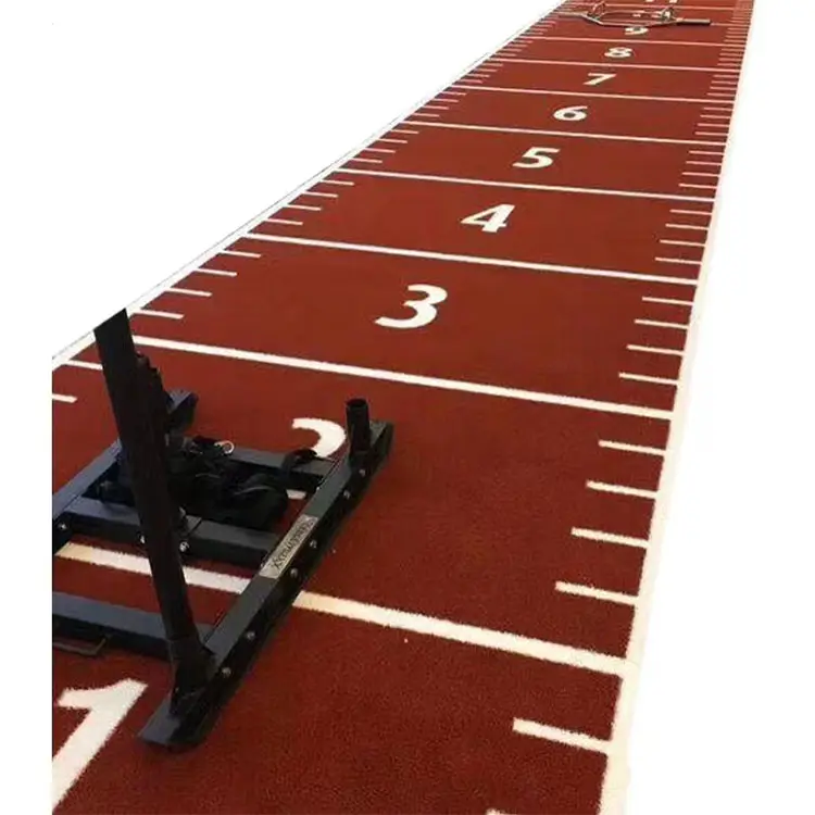 indoor sport training laufen schlitten track synthetischer künstlicher teppich gras sportlicher rasen matte für fitnessstudio fitness bodenbelag