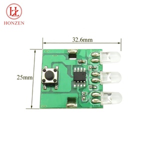 ร้อนขาย Cr2032ปุ่มเซลล์พลังงานขนาดเล็ก Led กระพริบไฟ,มินิแบตเตอรี่ขับเคลื่อนกระพริบนำโมดูล - Product Image 6