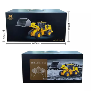 SJY-1552 <strong>1</strong>/16 Alloy <strong>RC</strong> Bulldozer <strong>Model</strong> 2.4G <strong>RC</strong> 11CH Alloy <strong>RC</strong> Loader Engineering Truck Engineering Vehicle for Kids As Gift - Product Image 6