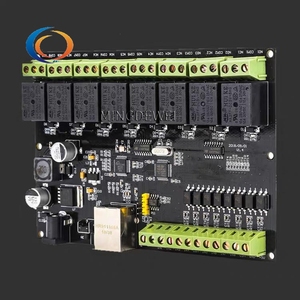 Módulo de relé de red de 8 canales Interruptores de controlador de acceso IP/ Ethernet Transmisión Modbus TCP