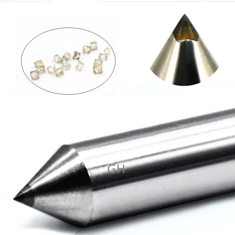 Precio de fábrica CNC 3.175 Punto de diamante de cristal único herramientas de grabado de arrastre para latón vidrio cerámica