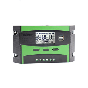 Suoer intelligente solare Controller batteria 12V/24V PWM modalità di ricarica 20A con Display LCD per caricabatterie 10A 30A 40A - Product Image 1