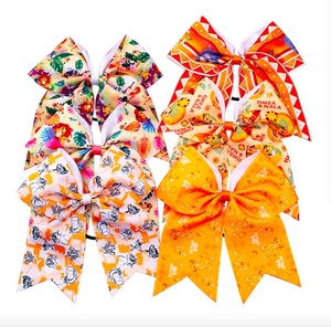 Girls Cheerleading Hair <strong>Bows</strong> Kids <strong>Cheer</strong> <strong>Bow</strong> with Elastic Band <strong>Cheer</strong> <strong>Bow</strong> Ponytail Holder - Product Image 1