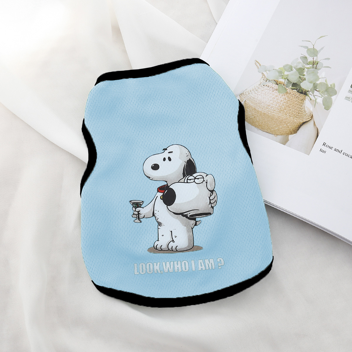 Snoopy - Bleu clair