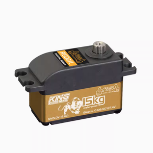Kingmax RGD01L 52g 15kg.cm DC 7.4V 0.10sec tam su geçirmez dijital Metal dişliler düşük profil Servo düz koşu Drift RC plastik - Product Image 1