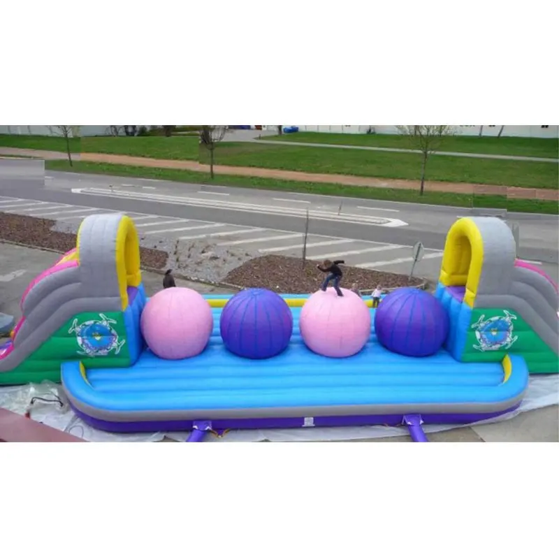 Baru Dirancang Olahraga Permainan Lucu Anak Inflatable Wipeout Kursus Dijual B6046