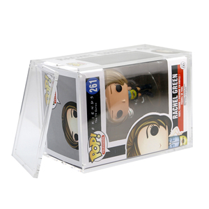 Funko Pop เคสป้องกันไวนิล,เคสแข็งกันกระแทกขนาด4นิ้วกล่องแสดงอะคริลิคแม่เหล็กสำหรับของสะสม