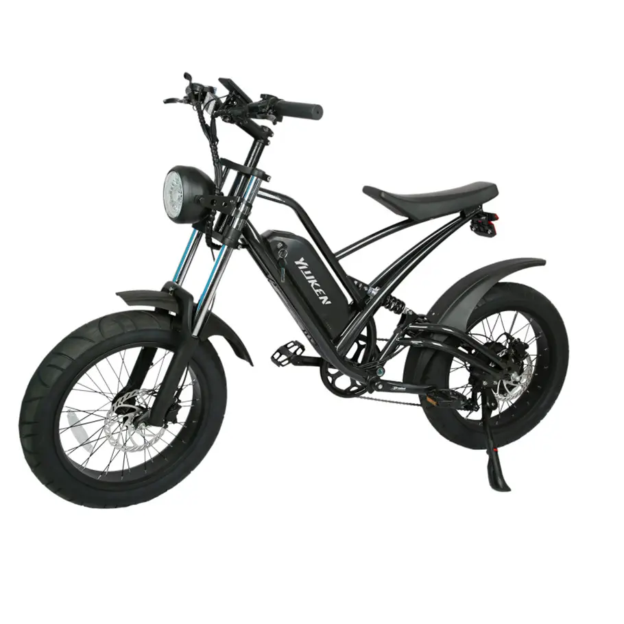 Bán Chạy Chopper Xe Đạp Điện Người Lớn Ebike Retro Mỹ Kho Chất Béo Lốp Xe Đạp Đường Phố E Xe Đạp Điện Siêu Chopper