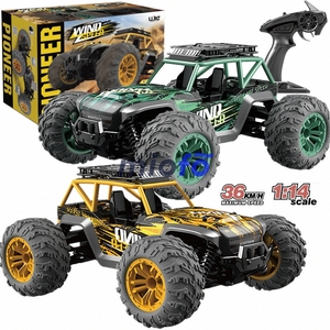 1:14 ölçekli yüksek hızlı yarış plastik RC araba hobi 2.4GHZ 4WD Off-road araç oto Rc uzaktan kumanda araba - Product Image 1