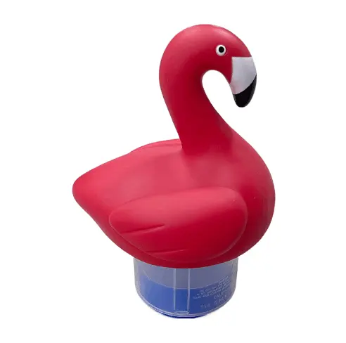 Dispenser Kimia Kolam Renang Gaya Flamingo Dispenser Klorin Kolam Renang Dispenser Kimia Mengambang untuk Kolam Spa