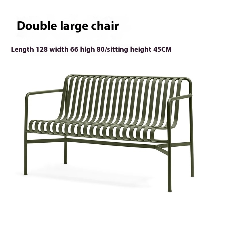 Silla doble grande (altura del asiento 45 cm)