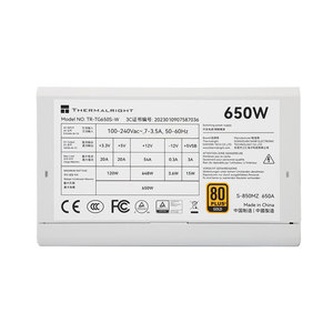 Thermalright 650W Gold 80Plus <strong>PC</strong> Power Supply 650W Max Active PFC Cooling Technology 12V <strong>Output</strong> Desktop Computers AC <strong>Input</strong> Stock - Product Image 5