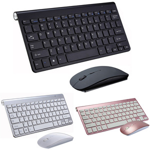 Miniteclado inalámbrico portátil de 2,4 GHz, conjunto combinado de ratón para ordenador portátil, escritorio, Windows, Mac, PC y Notebook