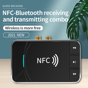 New for <strong>Bluetooth</strong> Audio Receiver NFC Adapter 3.5 RCA Interface 5W <strong>Output</strong> Power USB Transmitter Power Banks Video Accessories - Product Image 5