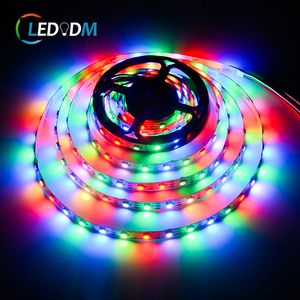 Programmier bare RGB-LED-Licht leiste 5V 12V 24V 5050 RGB 60LEDs/m IP20 IP65 IP68 WS2812 SK612 WS2811 Adressierbarer RGB-LED-Streifen