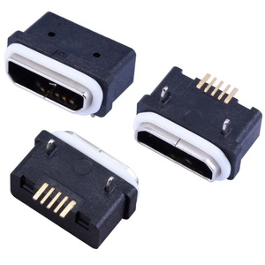 90度水平SMT双口<span class=keywords><strong>b</strong></span>型微型<span class=keywords><strong>USB</strong></span> <span class=keywords><strong>3.0</strong></span>母连接器