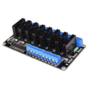Modulo relè 8 canali 5V ad alto livello Trigger SSR a stato solido relè scheda di comando per Arduino per controllo IOT