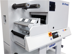 Vi-Press CMYK + белый тонер рулонный принтер этикеток холодный ламинат цифровой тонер принтер этикеток с переменной печатью данных - Product Image 3